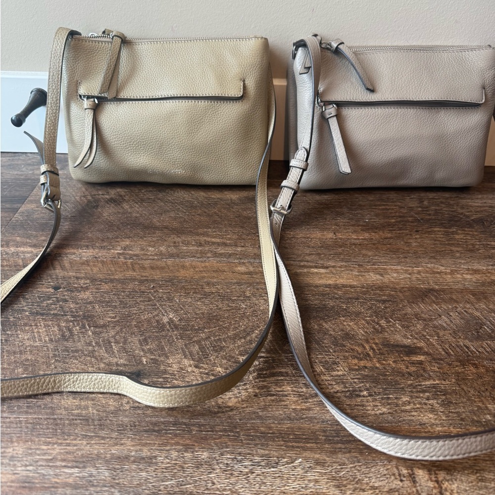 Elegant Tan and Taupe Women's Crossbody Bags